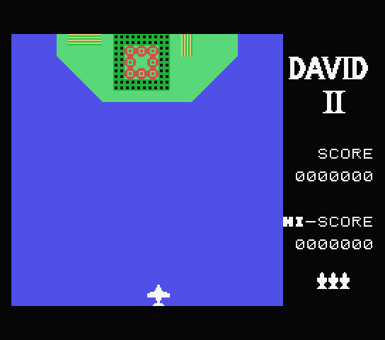 David II title screen for MSX